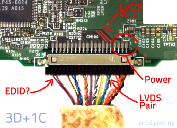 Figure 1. PCB with LVDS pairs