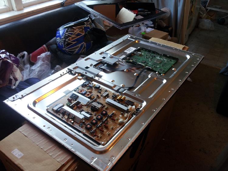 Disassembled panel