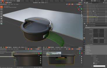 Yes, Blender can be used for CAD...
